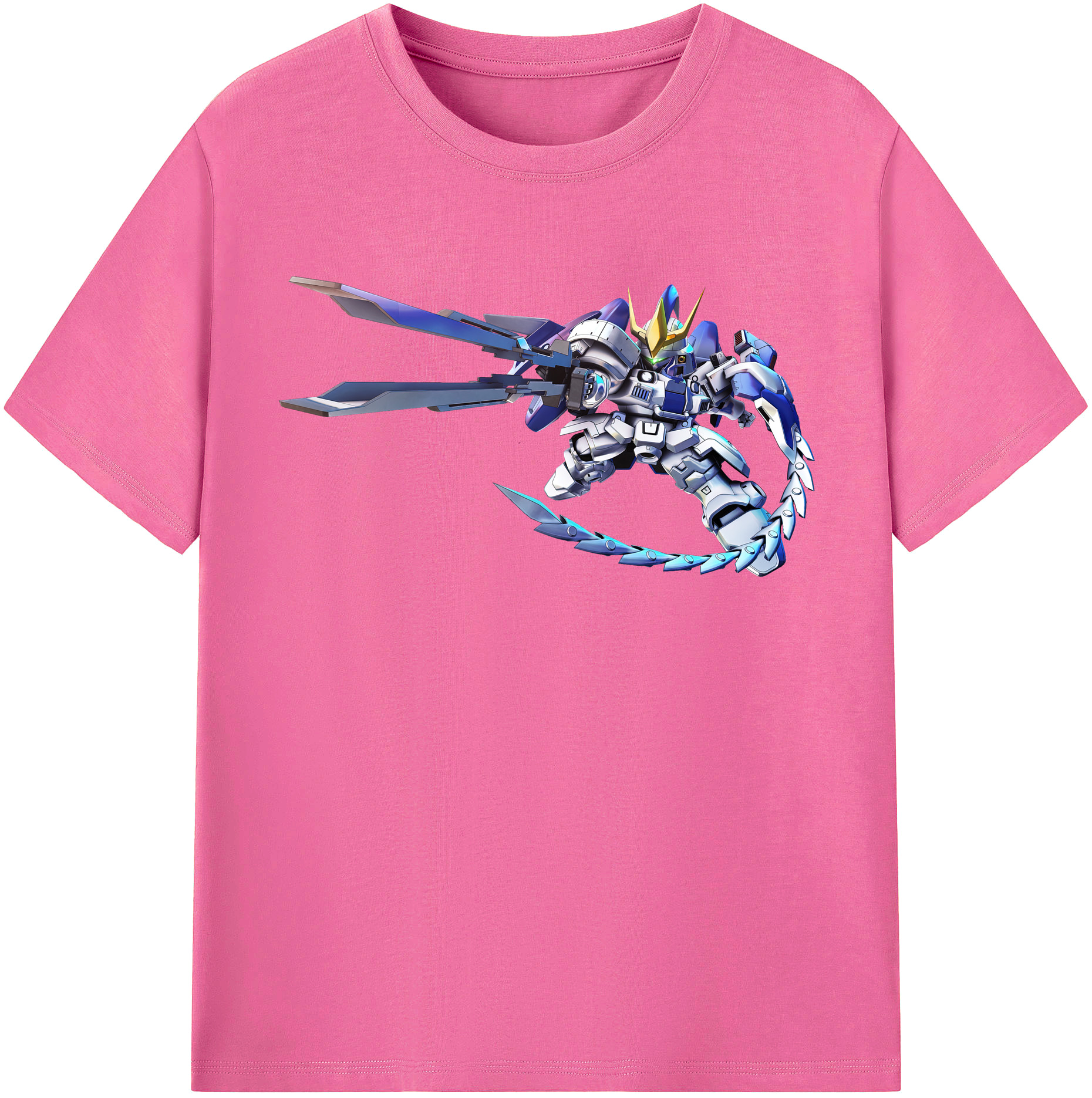 （画像用） 機動戦士ガンダム Mobile Suit Gundam レディースカジュアルプリントTシャツ（綿100％）